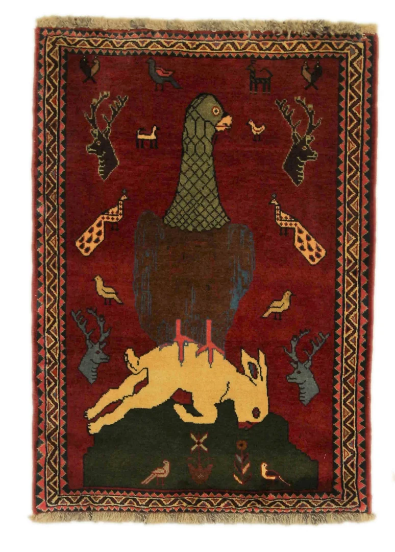 Perserteppich Fars 112 x 80 cm Wolle handgeknüpft