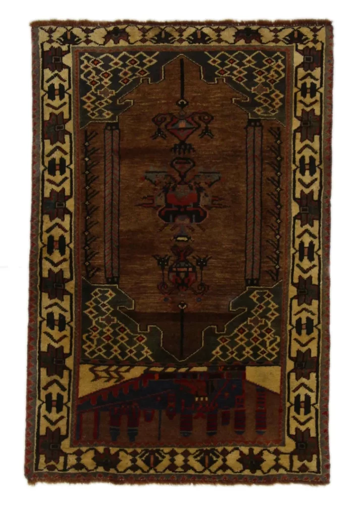 Perserteppich Fars 123 x 82 cm Wolle handgeknüpft