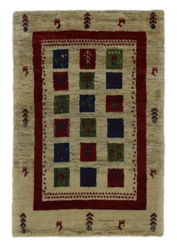 Perserteppich Fars 124 x 84 cm Wolle handgeknüpft