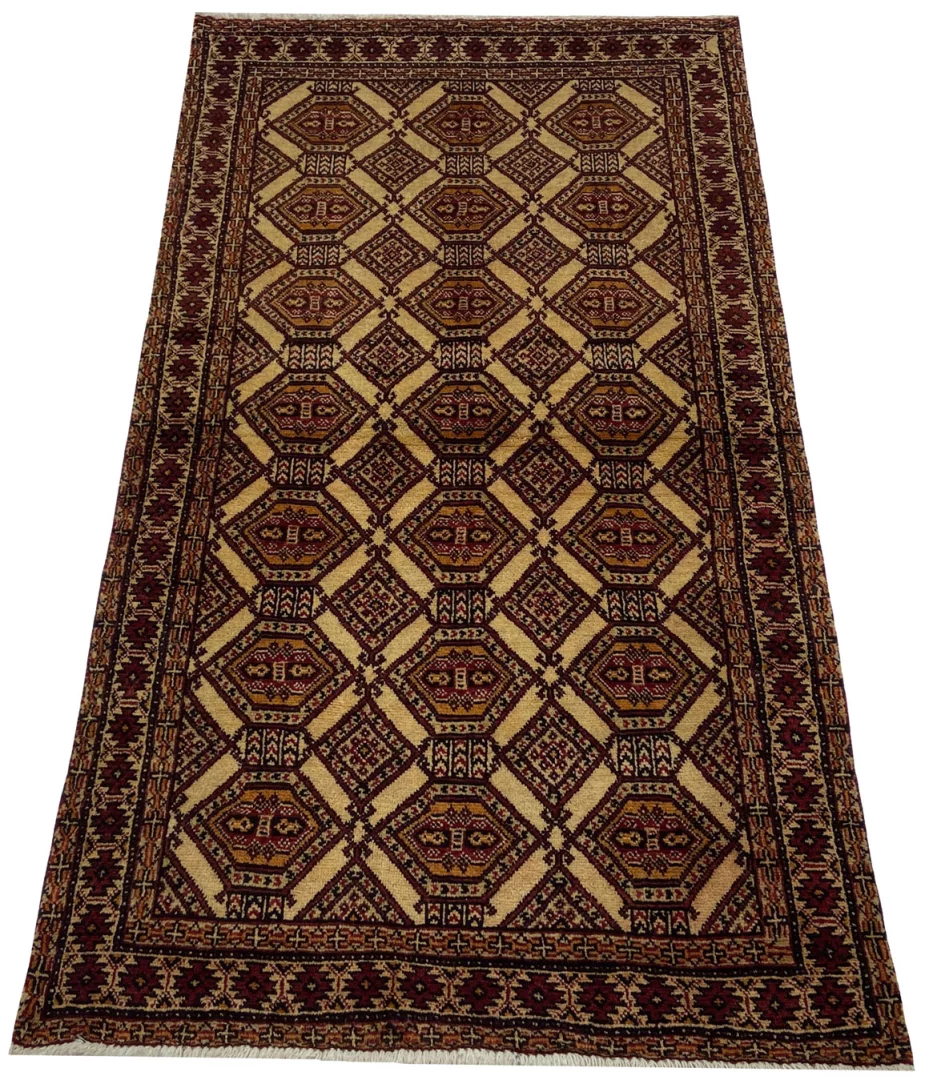 Orientteppich Belutsch 151 x 82 cm Wolle handgeknüpft