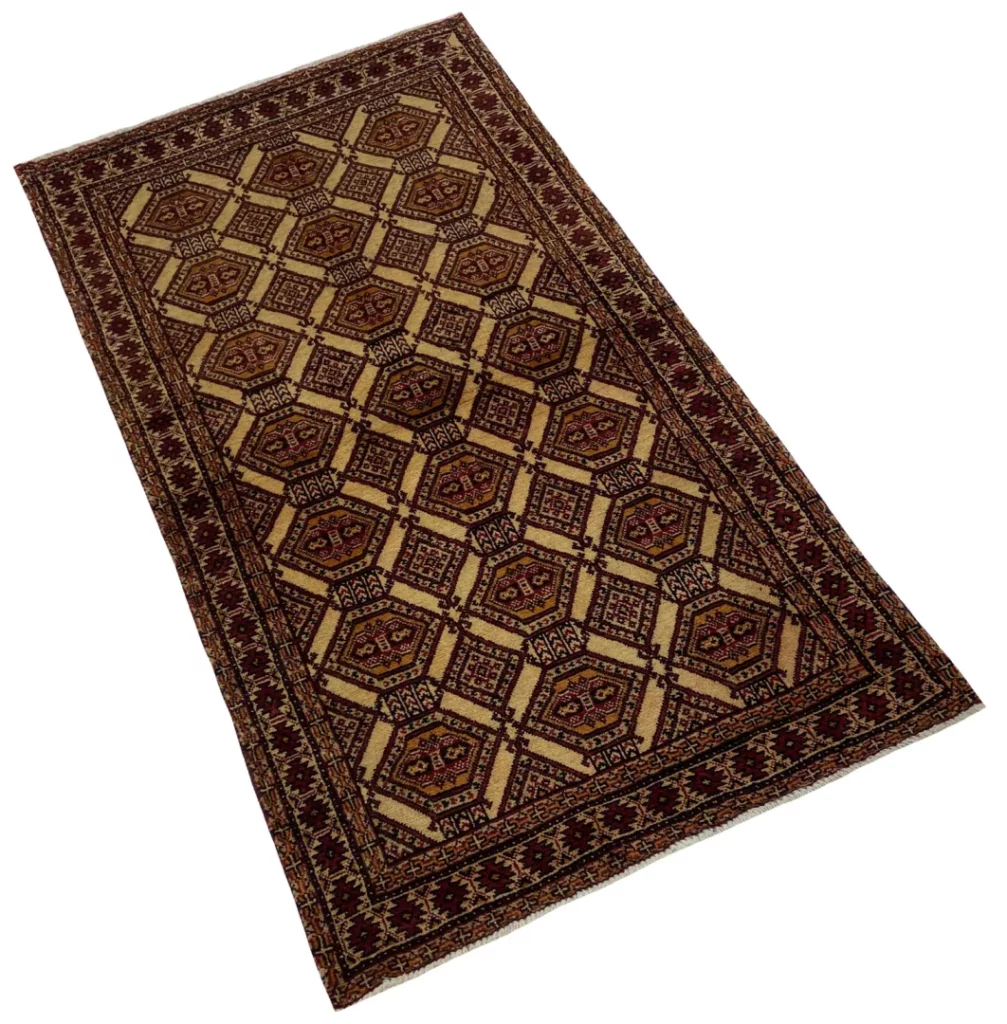 Orientteppich Belutsch 151 x 82 cm Wolle handgeknüpft