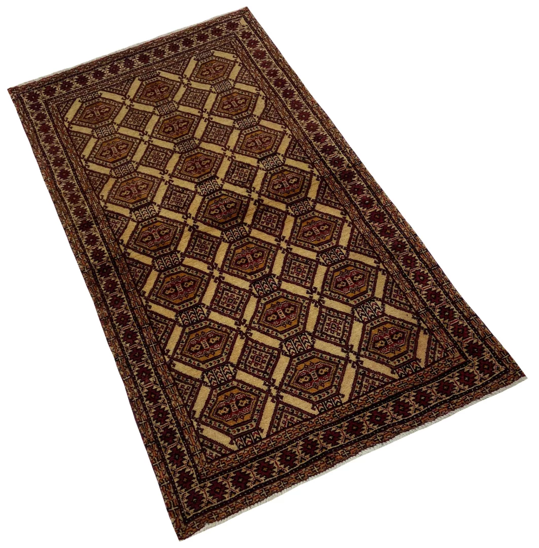 Orientteppich Belutsch 151 x 82 cm Wolle handgeknüpft