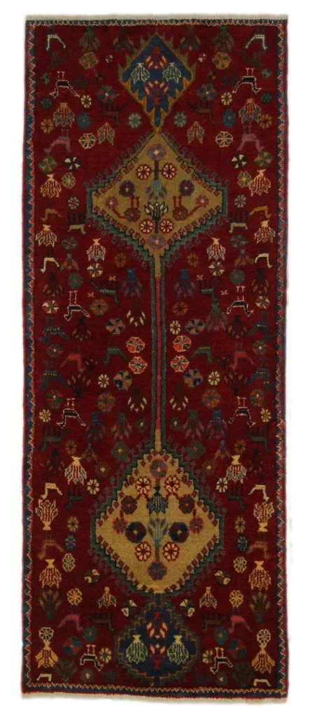 Perserteppich Fars 173 x 68 cm Wolle handgeknüpft
