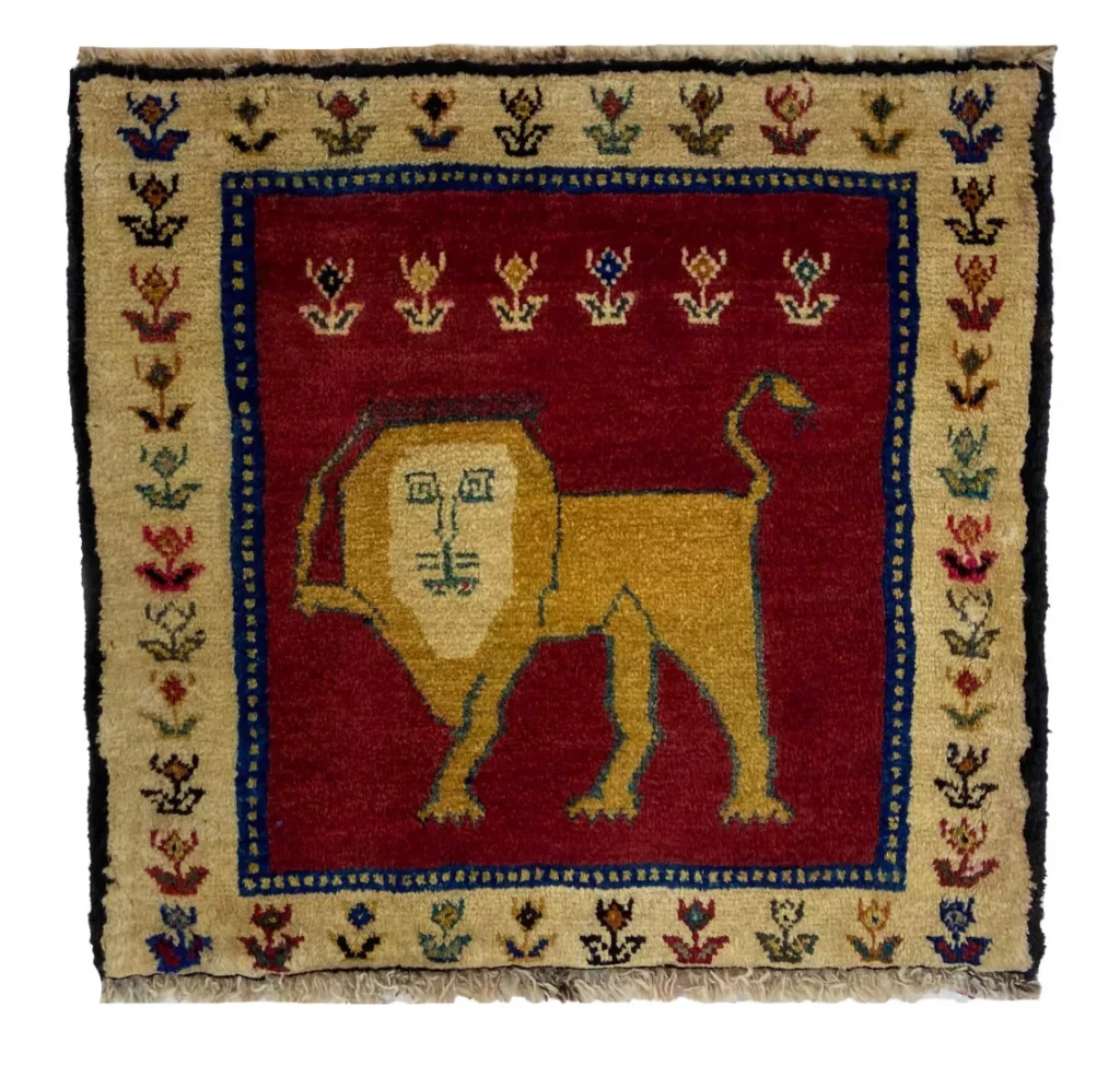 Perserteppich Fars 50x53 cm Wolle handgeknüpft