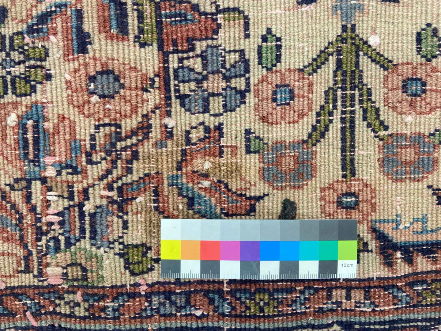 Perserteppich Bidjar 104 x 66 cm Wolle handgeknüpft