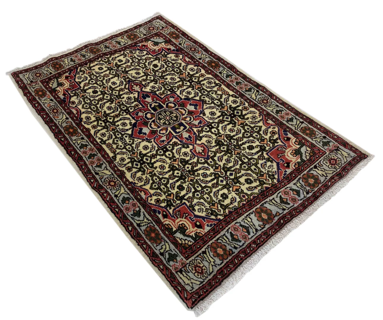 Perserteppich Bidjar 110 x 77 cm Wolle handgeknüpft