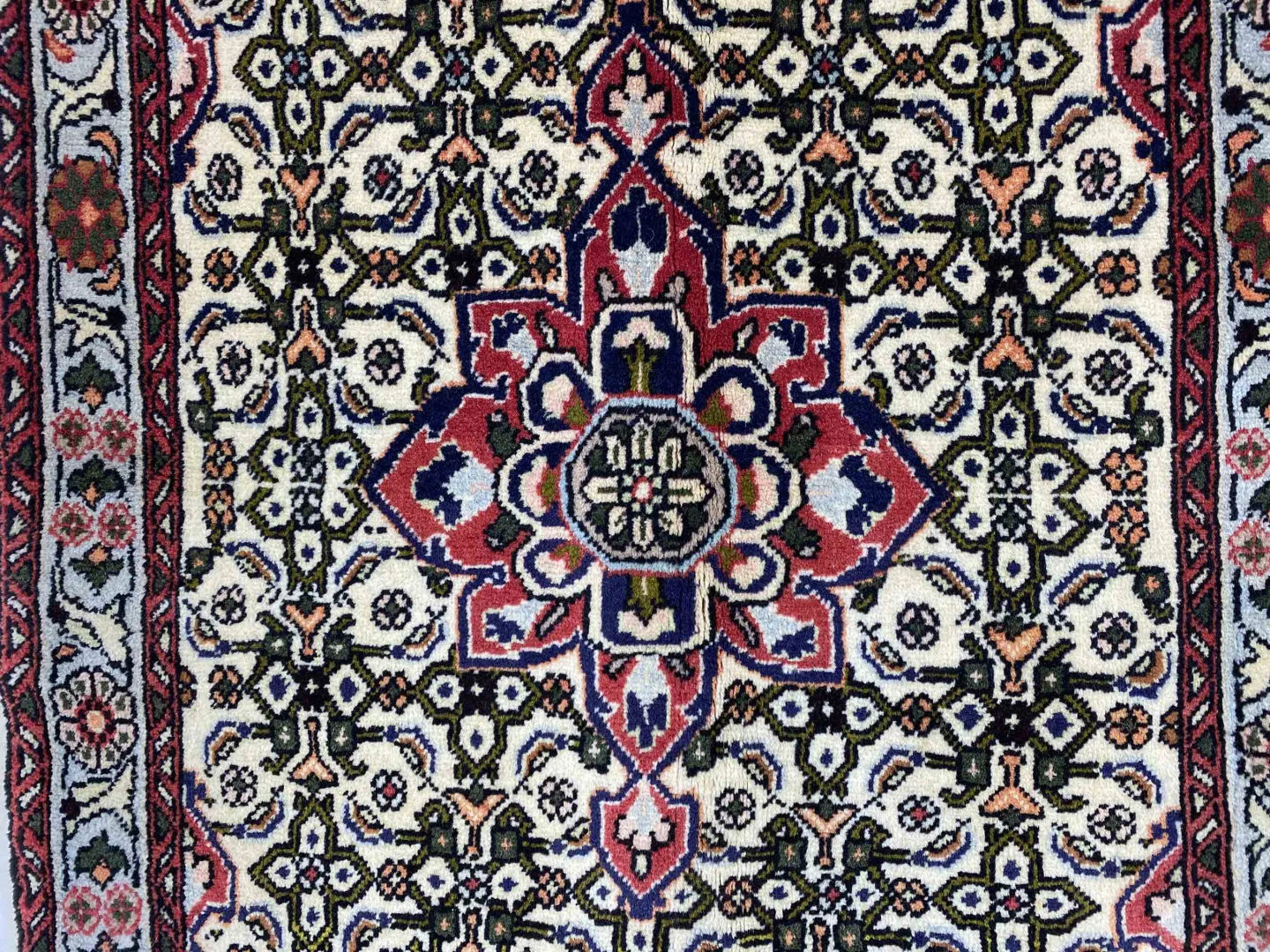 Perserteppich Bidjar 110 x 77 cm Wolle handgeknüpft