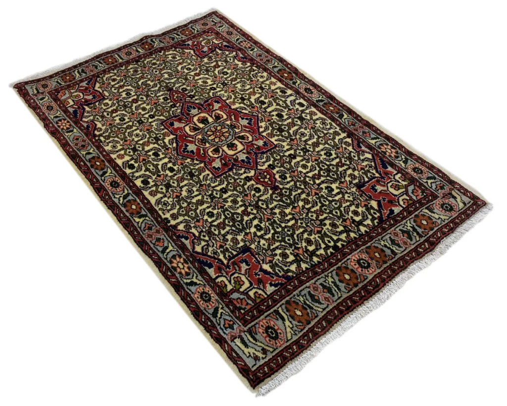 Perserteppich Bidjar 122 x 80 cm Wolle handgeknüpft