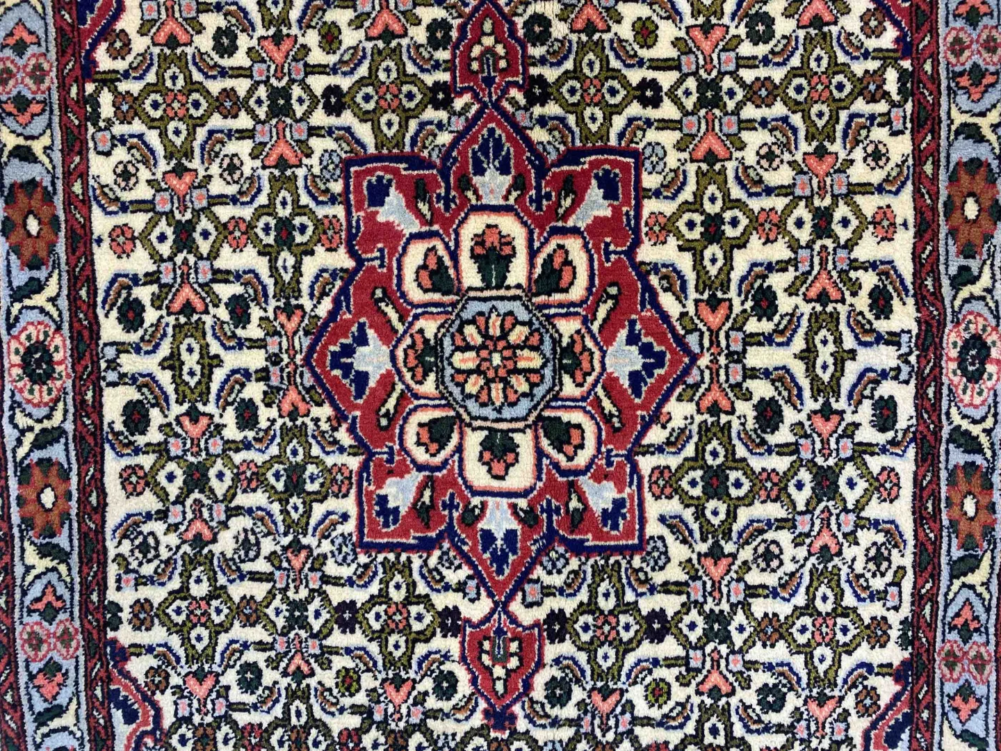 Perserteppich Bidjar 122 x 80 cm Wolle handgeknüpft