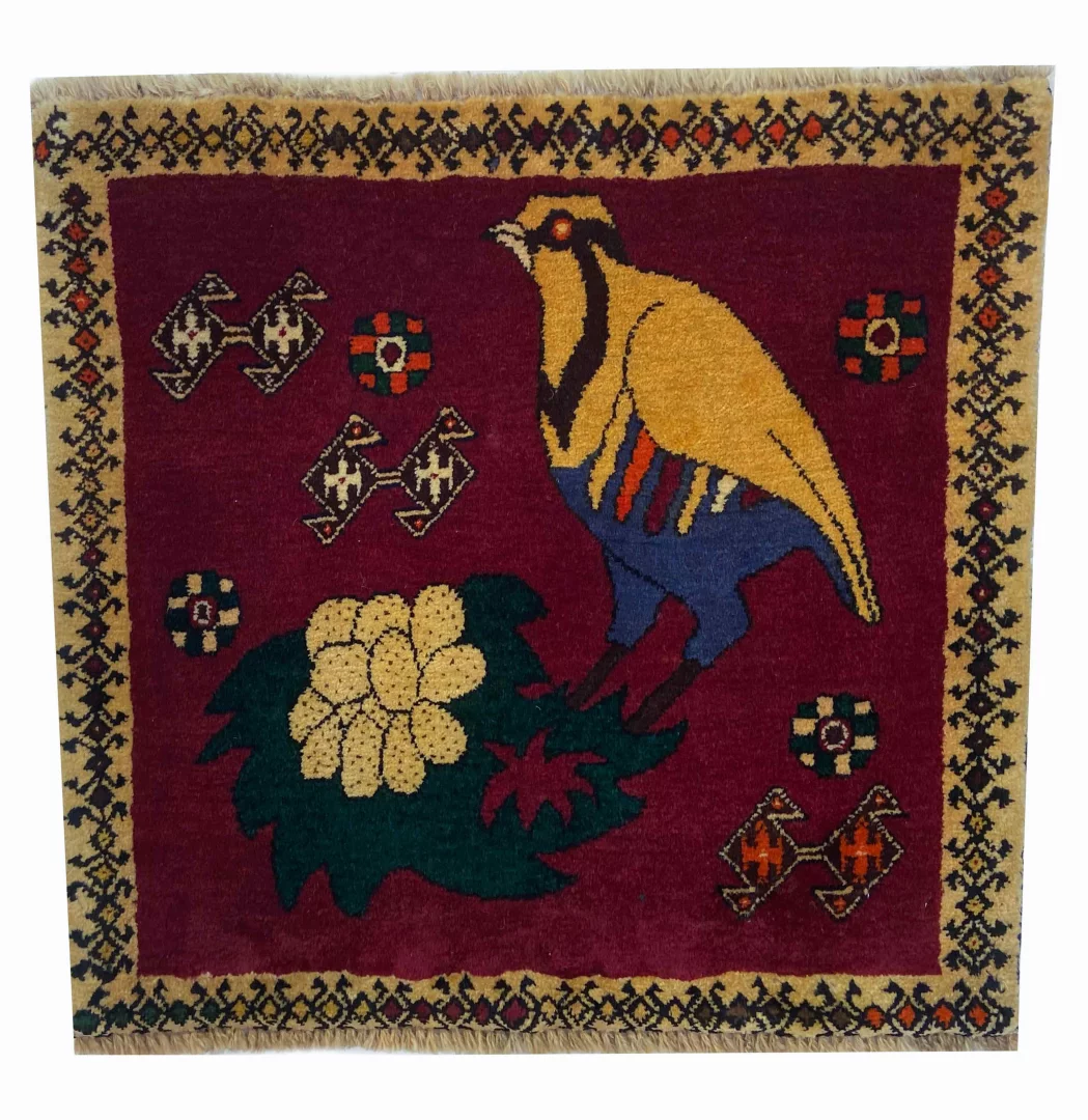 ghashghai-orientteppich-54x57-cm-180000-knoten-handgeknupft-fur-teppiche Perserteppich Fars 54 x 57 cm Wolle handgeknüpft