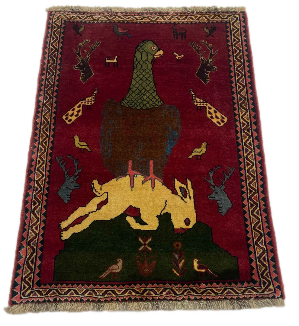 Perserteppich Fars 112 x 80 cm Wolle handgeknüpft