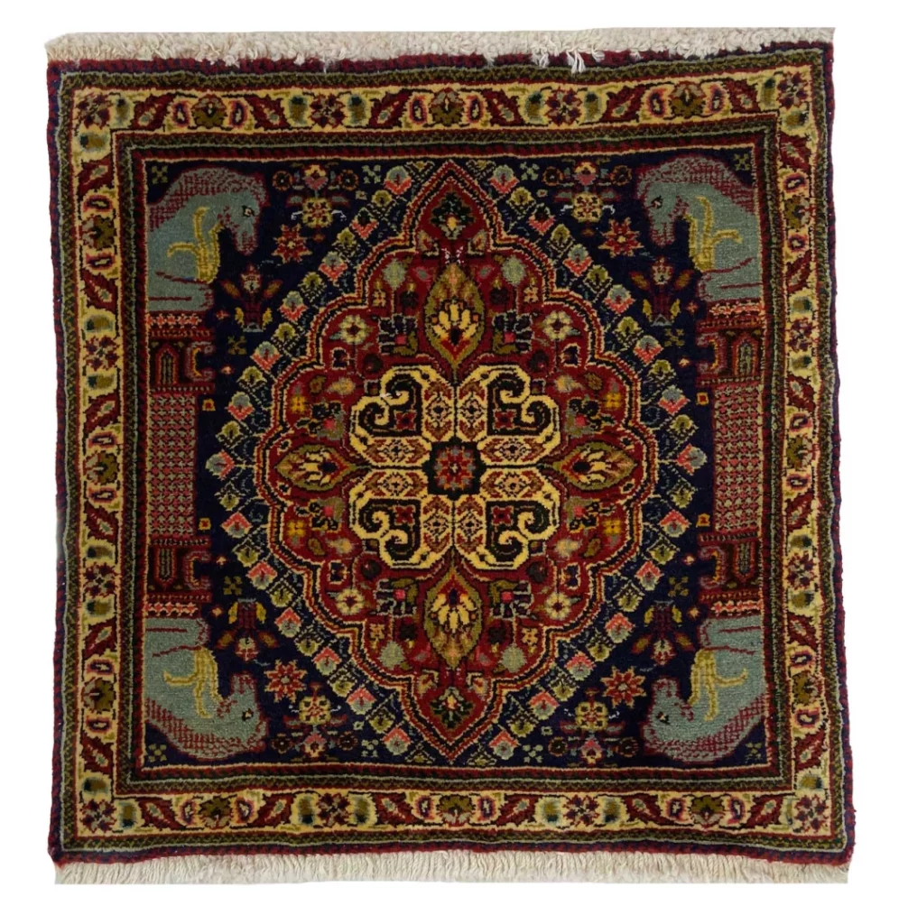 Perserteppich Fars 57 x 56 cm Wolle handgeknüpft