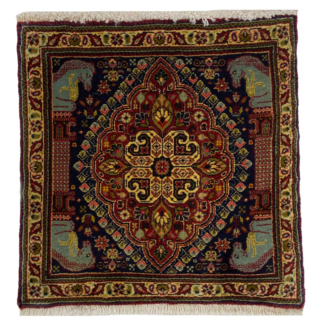 Perserteppich Fars 57 x 56 cm Wolle handgeknüpft