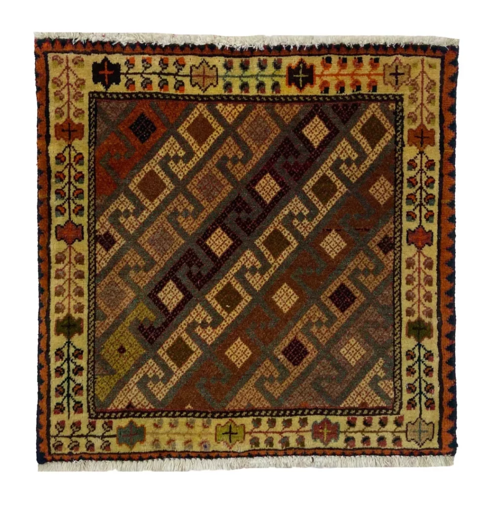 ghashghai-teppich-57-x-57-cm-180000-knoten-handgeknupft-orientteppich Perserteppich Fars 57 x 57 cm Wolle handgeknüpft