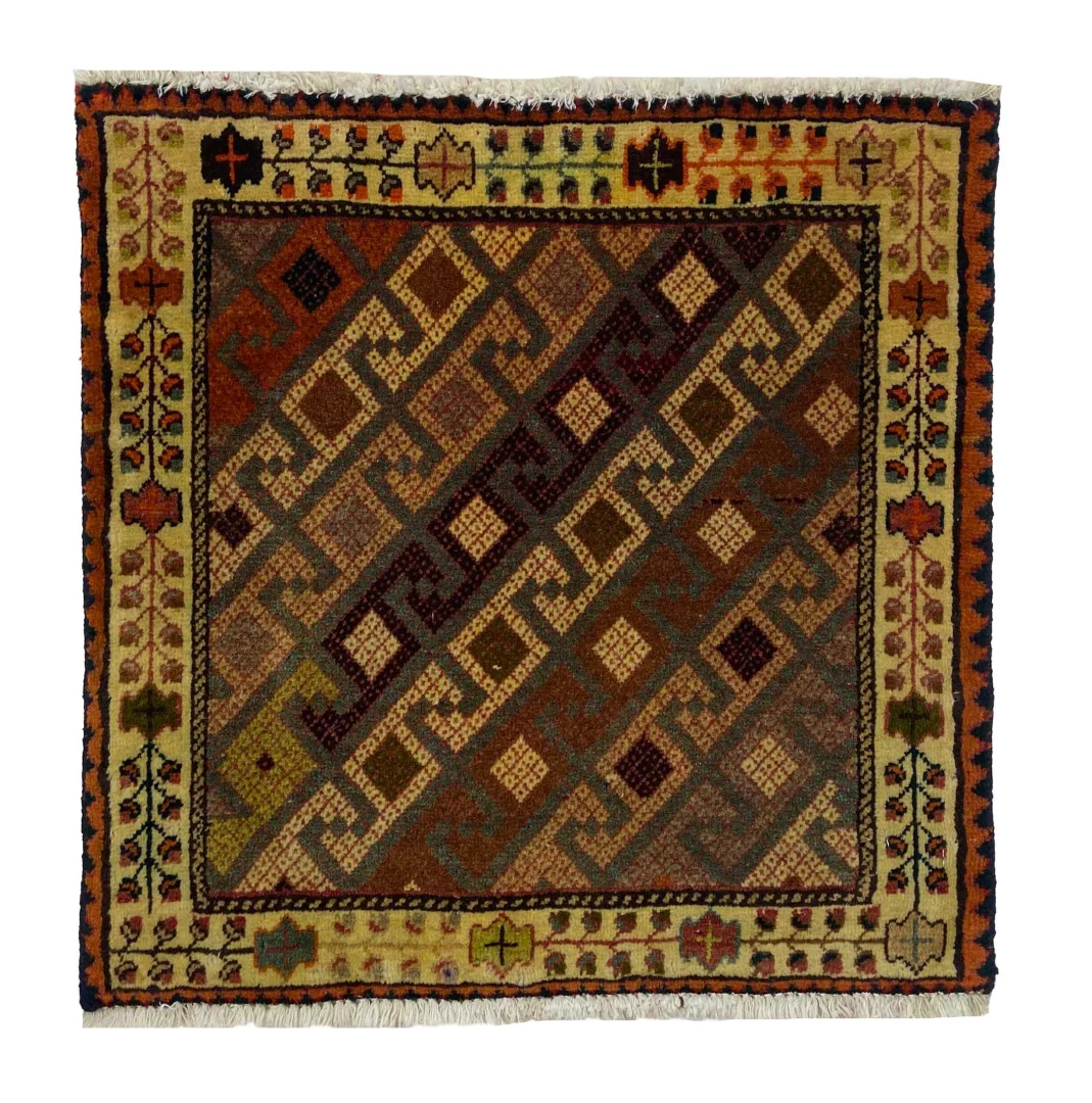 ghashghai-teppich-57-x-57-cm-180000-knoten-handgeknupft-orientteppich Perserteppich Fars 57 x 57 cm Wolle handgeknüpft