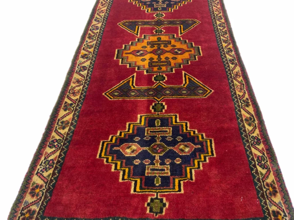 Perserteppich Fars 141 x 65 cm Schurwolle handgeknüpft