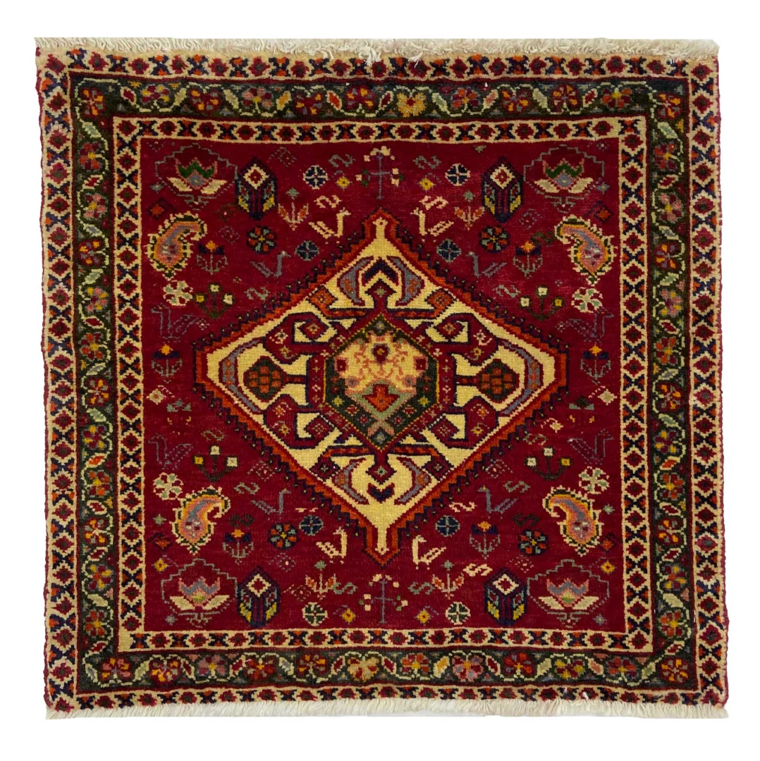 ghashghai-teppich-58-x-60-cm-250000-knoten-handgeknupft-fur-teppiche Perserteppich Fars 58 x 60 cm Wolle handgeknüpft