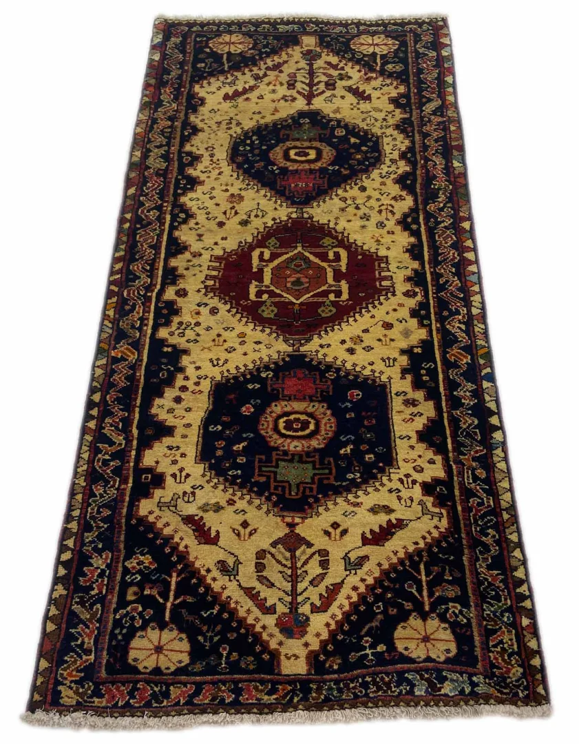 Perserteppich Fars 172 x 78 cm Schurwolle handgeknüpft