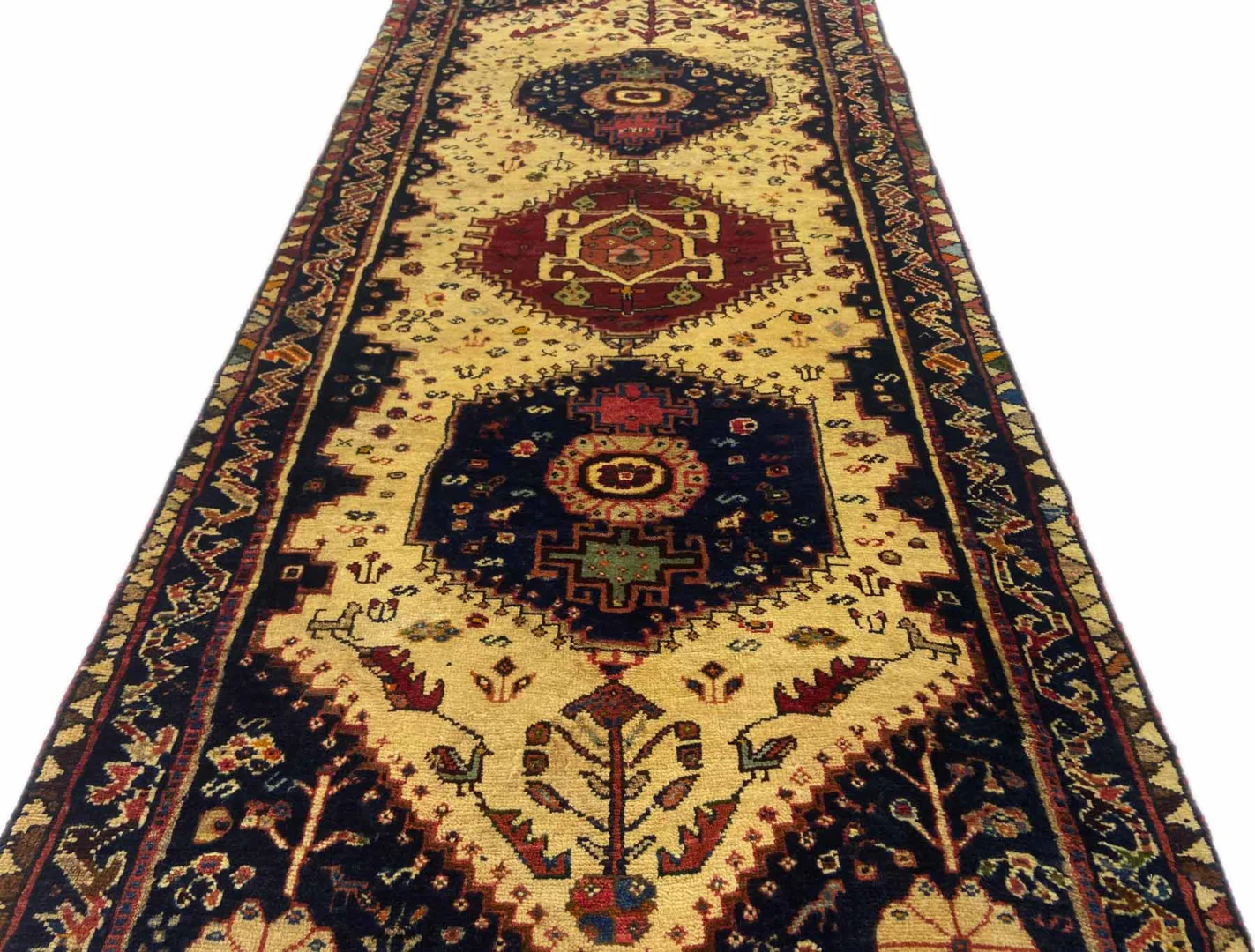 Perserteppich Fars 172 x 78 cm Schurwolle handgeknüpft