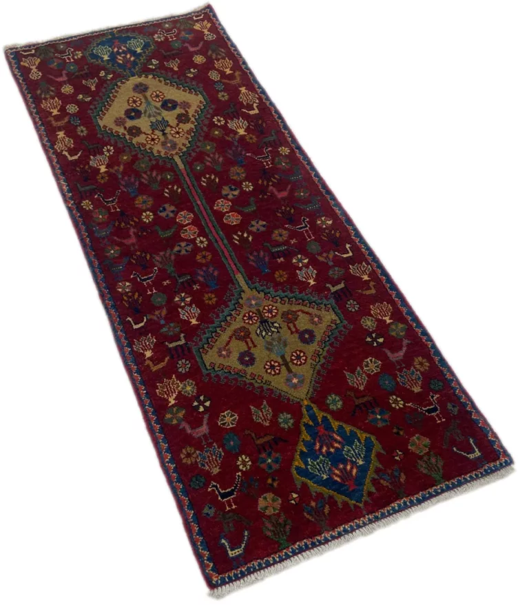 Perserteppich Fars 173 x 68 cm Wolle handgeknüpft