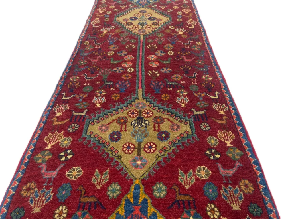 Perserteppich Fars 173 x 68 cm Wolle handgeknüpft