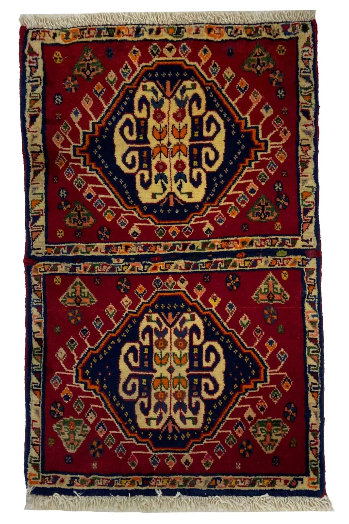 Perserteppich Fars 60 x 38 cm Wolle handgeknüpft