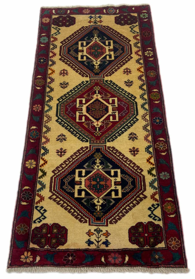Perserteppich Fars 180 x 83 cm Schurwolle handgeknüpft