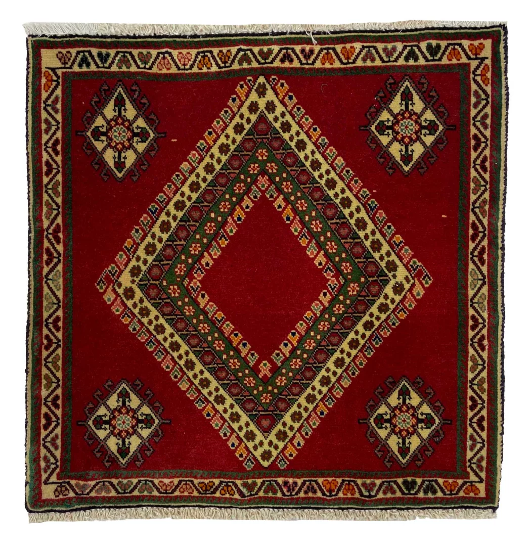ghashghai-orientteppich-60x60-cm-250000-knoten-handgeknupft-fur-teppiche Perserteppich Fars 60 x 60 cm Wolle handgeknüpft