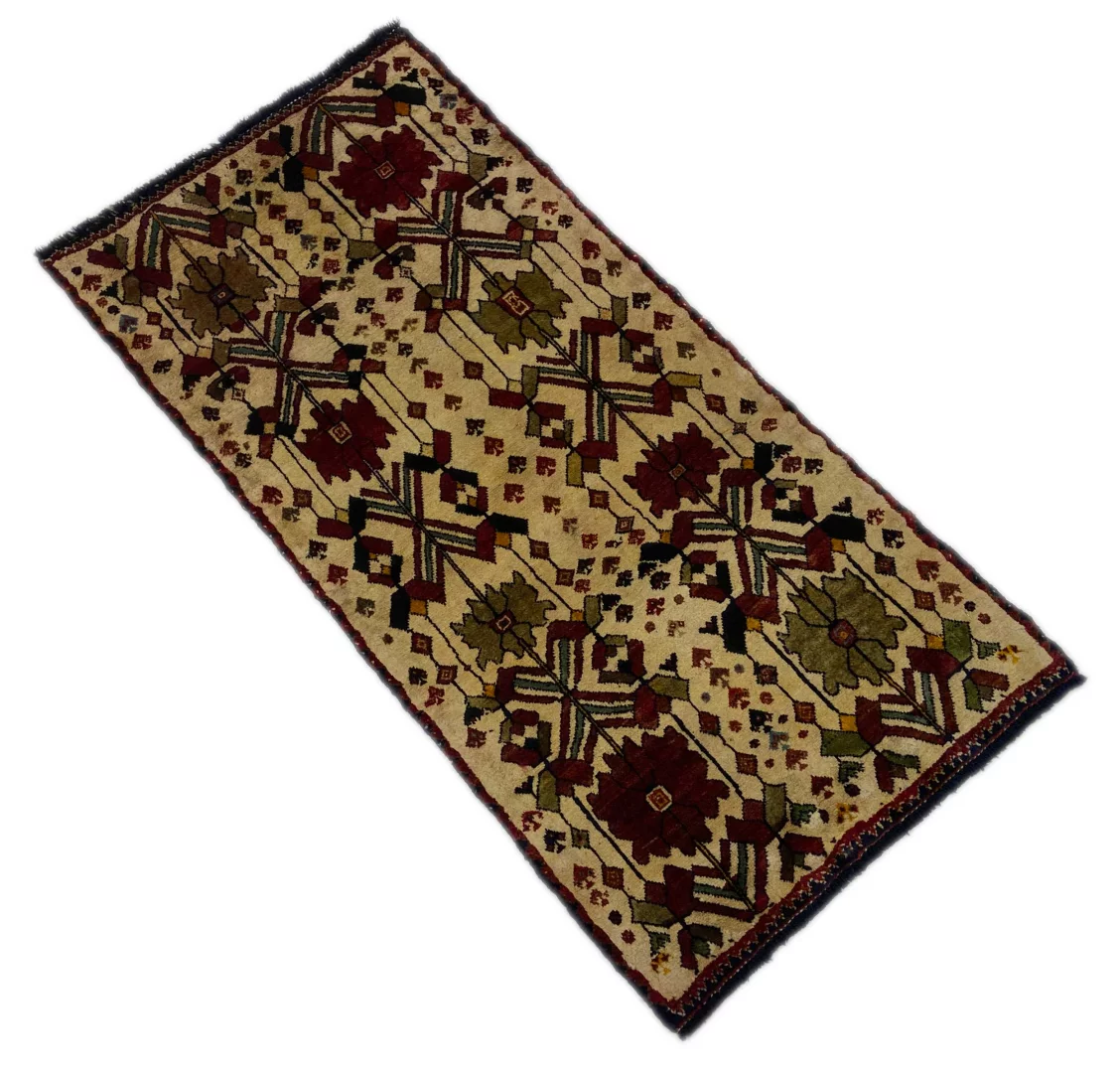 Perserteppich Ghashghai 114 x 55 cm Wolle handgeknüpft