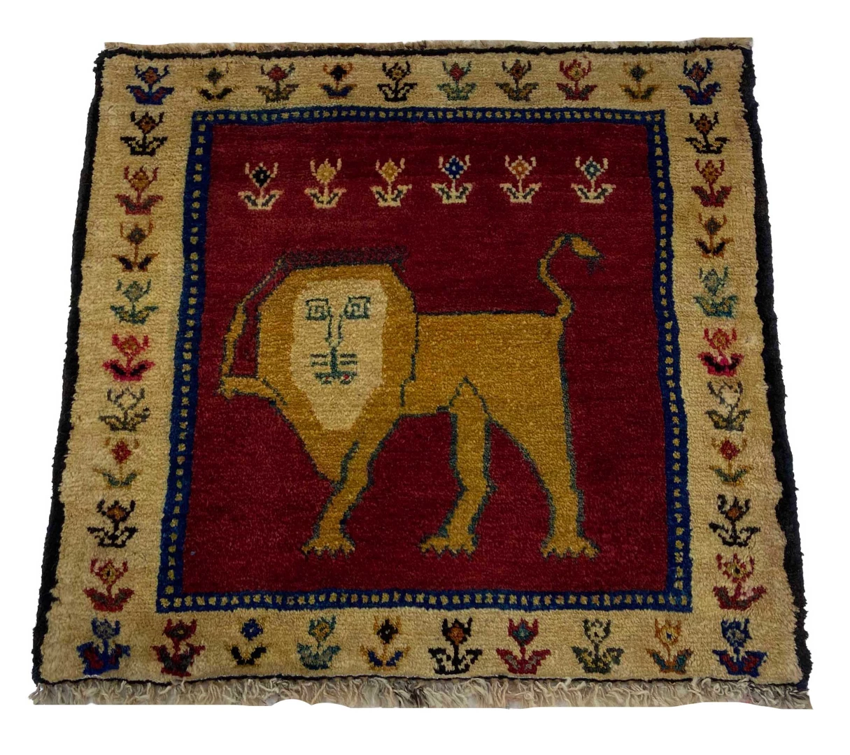 Perserteppich Fars 50x53 cm Wolle handgeknüpft