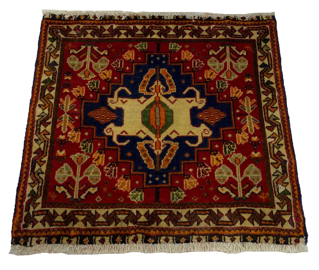 ghashghai-orientteppich-50-x-55-cm-250000-knoten-handgeknupft-1 Perserteppich Fars 50 x 55 cm Wolle handgeknüpft