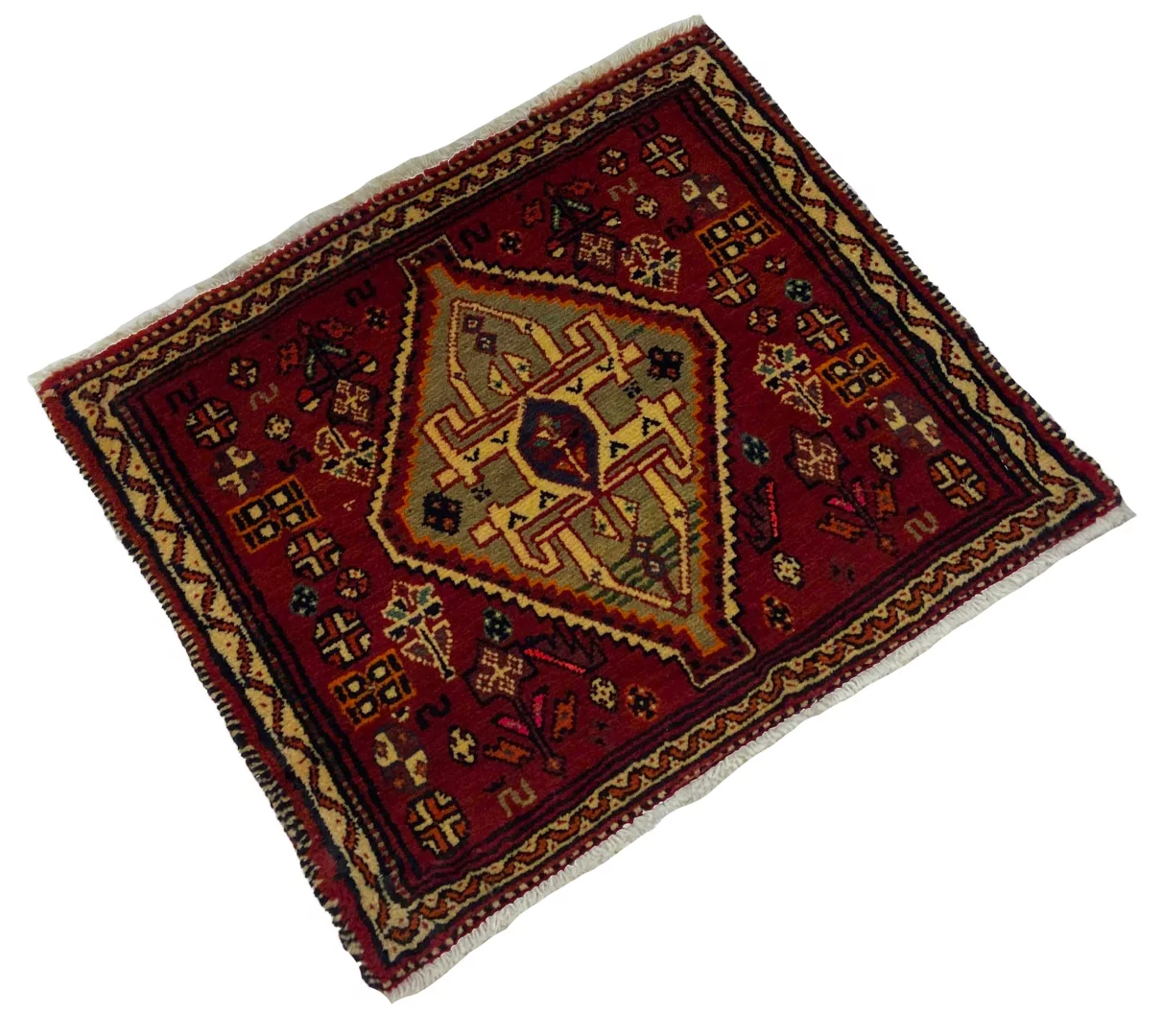 ghashghai-teppich-52x62-cm-180000-knoten-handgeknupft-orientteppich-2 Perserteppich Fars 52 x 62 cm Wolle handgeknüpft
