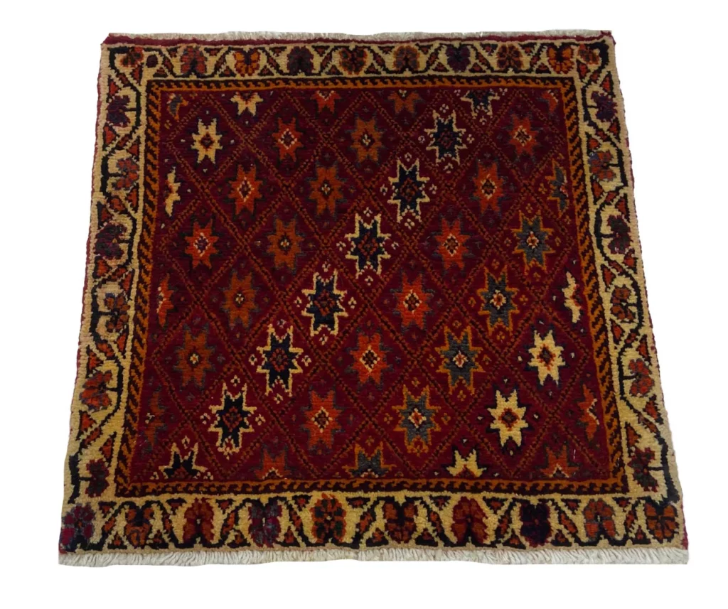 Perserteppich Ghashghai 53 x 53 cm Wolle handgeknüpft