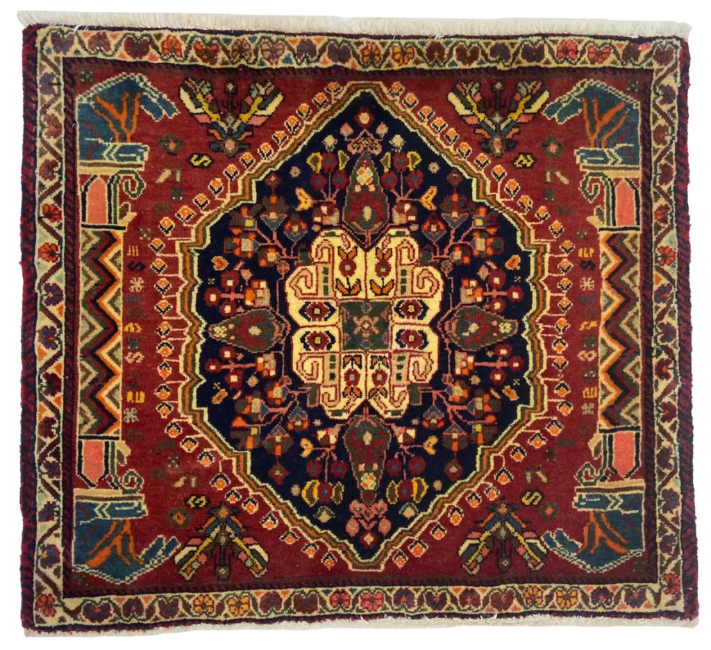 ghashghai-teppich-60x69-cm-180000-knoten-m-handgeknupft-orientteppich Perserteppich Fars 60 x 69 cm Wolle handgeknüpft