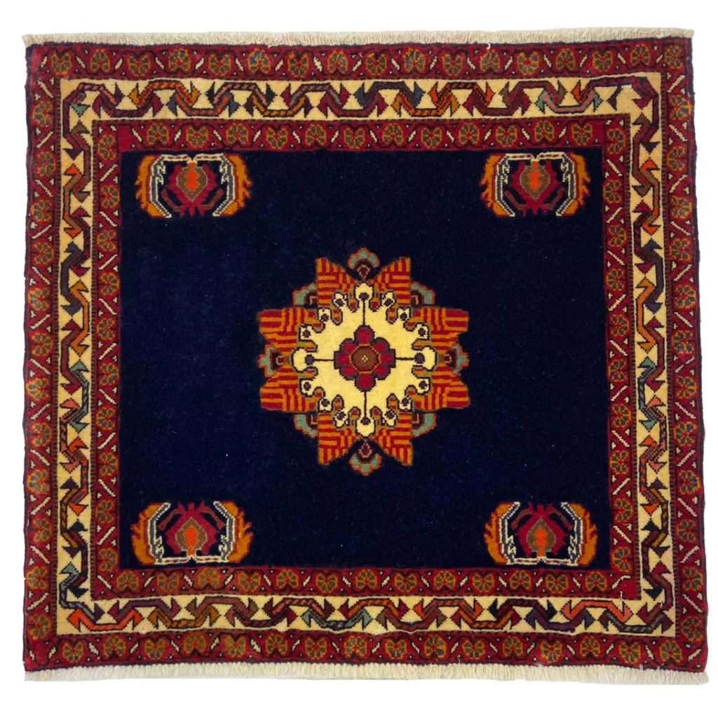 Perserteppich Fars 61 x 66 cm Wolle handgeknüpft