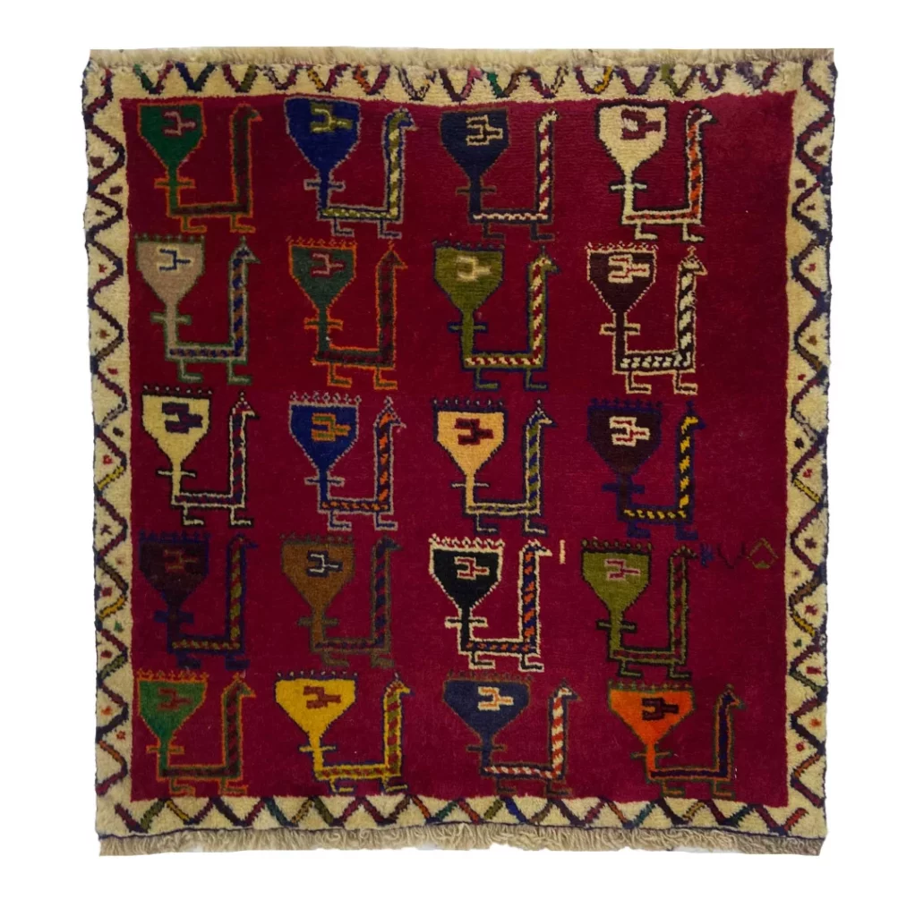 Orientteppich Fars 62x60 cm Wolle handgeknüpft