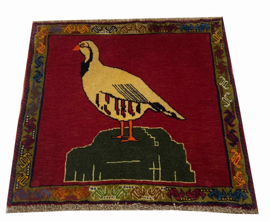 ghashghai-teppich-54-x-60-cm-250000-knoten-handgeknupft-orientteppich-1 Perserteppich Fars 54 x 60 cm Wolle handgeknüpft