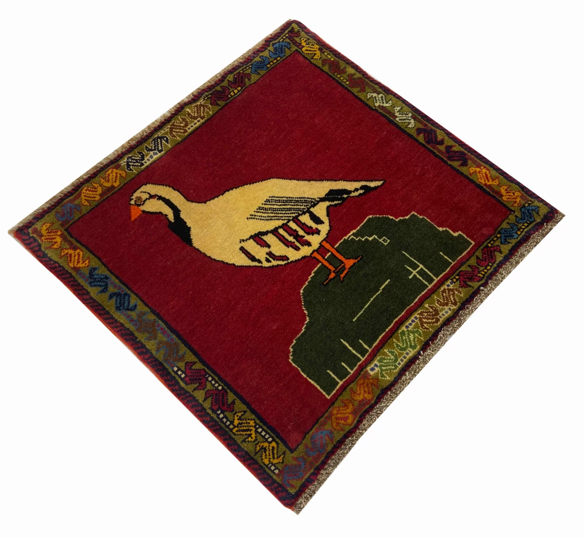 ghashghai-teppich-54-x-60-cm-250000-knoten-handgeknupft-orientteppich-2 Perserteppich Fars 54 x 60 cm Wolle handgeknüpft