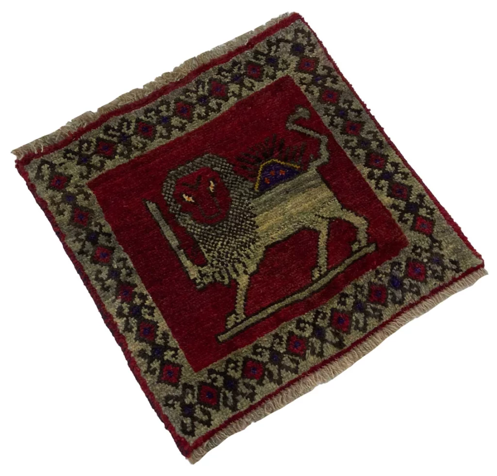 Perserteppich Fars 55 x 55 cm Wolle handgeknüpft