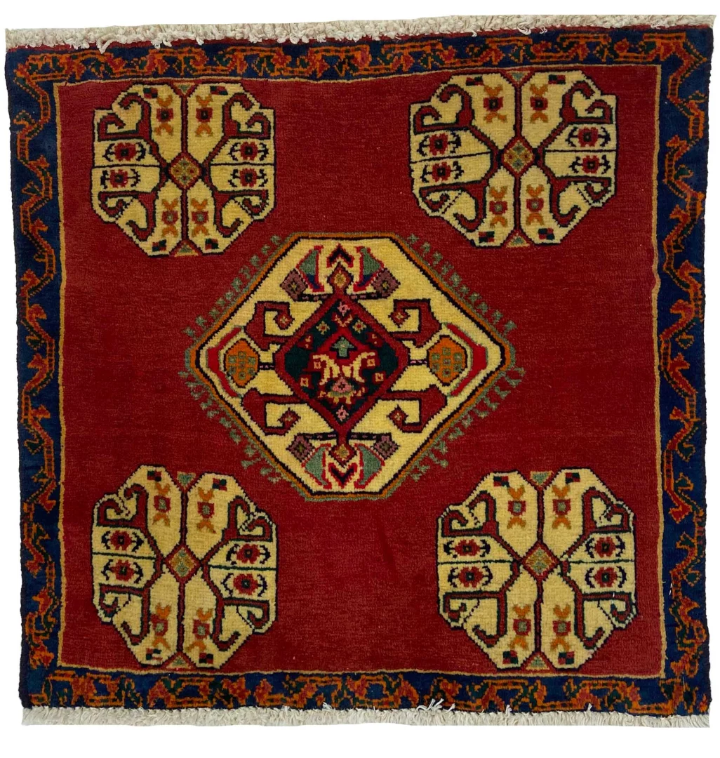Perserteppich Ghashghai 63 x 64 cm Wolle handgeknüpft