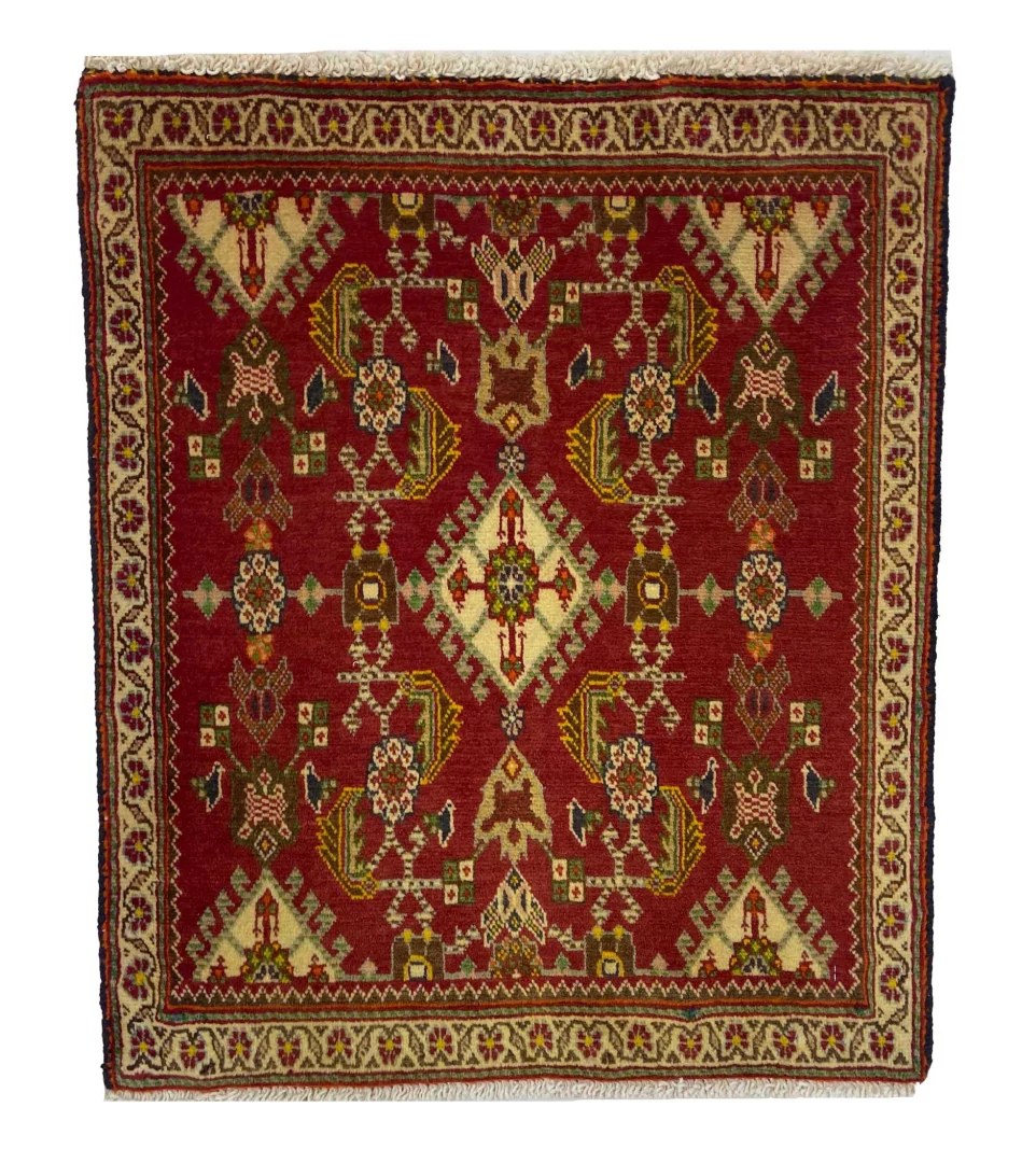 Perserteppich Fars 65 x 55 cm Wolle handgeknüpft