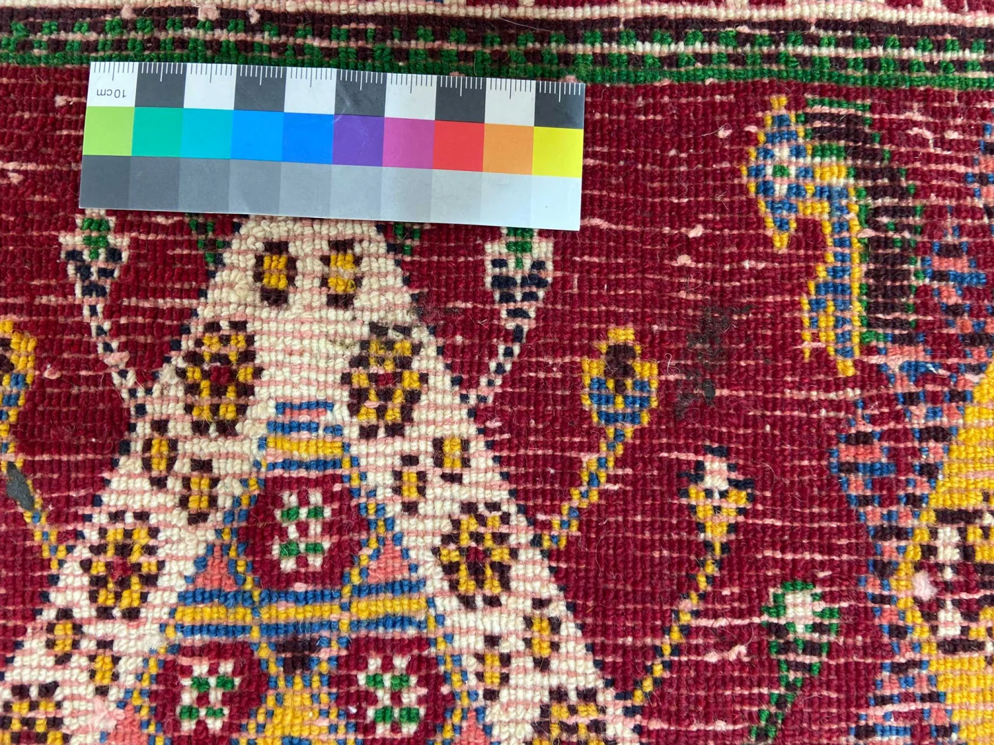 ghashghai-orientteppich-57-x-57-cm-180000-knoten-handgeknupft-3 Perserteppich Ghashghai 57 x 57 cm Wolle handgeknüpft