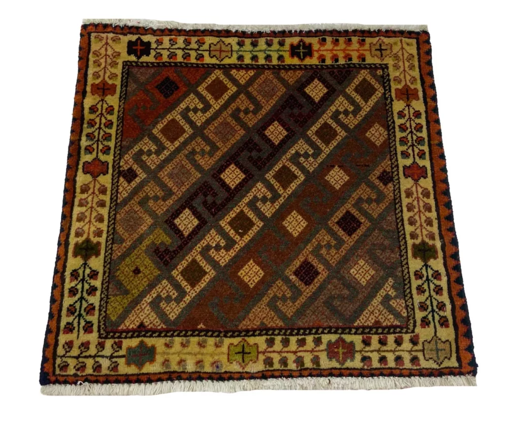 ghashghai-teppich-57-x-57-cm-180000-knoten-handgeknupft-orientteppich-1 Perserteppich Fars 57 x 57 cm Wolle handgeknüpft