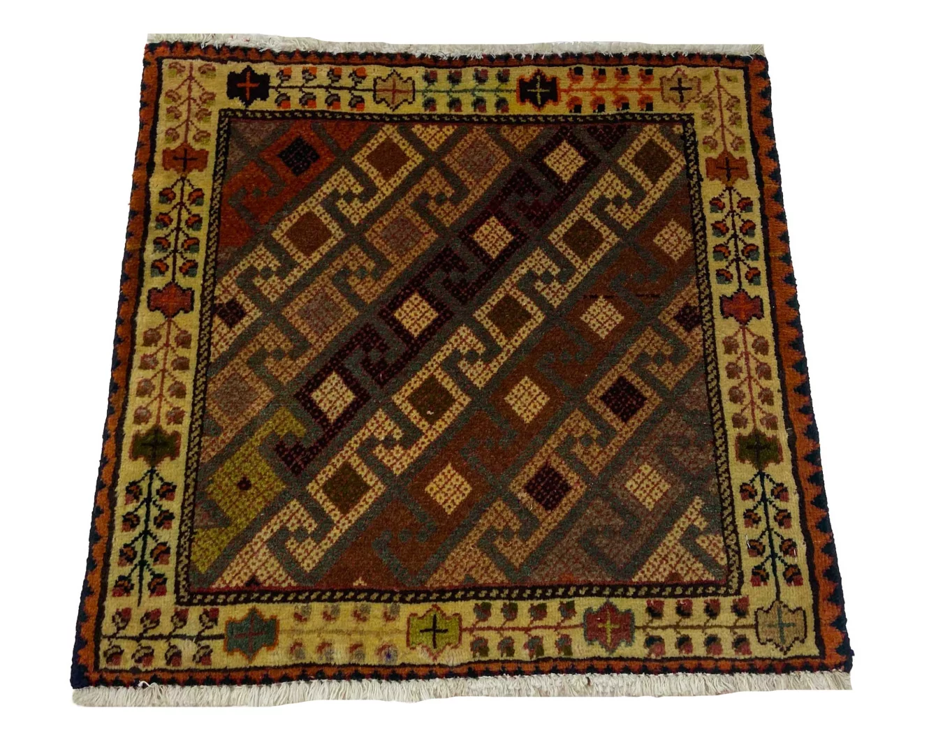 ghashghai-teppich-57-x-57-cm-180000-knoten-handgeknupft-orientteppich-1 Perserteppich Fars 57 x 57 cm Wolle handgeknüpft