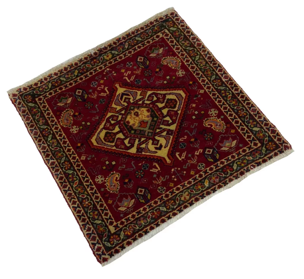 ghashghai-teppich-58-x-60-cm-250000-knoten-handgeknupft-fur-teppiche-2 Perserteppich Fars 58 x 60 cm Wolle handgeknüpft