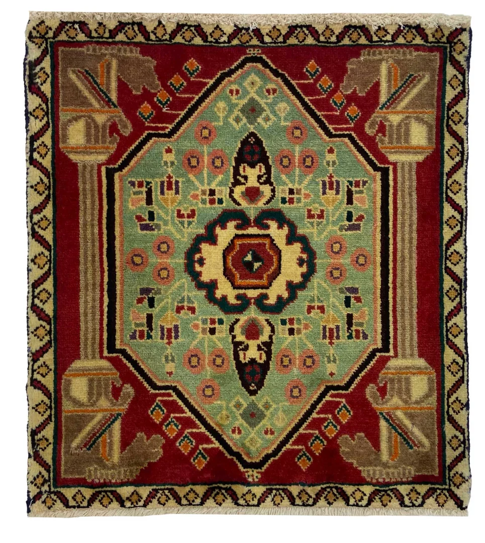 ghashghai-teppich-67-x-60-cm-180000-knoten-m-handgeknupft-orientteppich Perserteppich Fars 67 x 60 cm Wolle handgeknüpft
