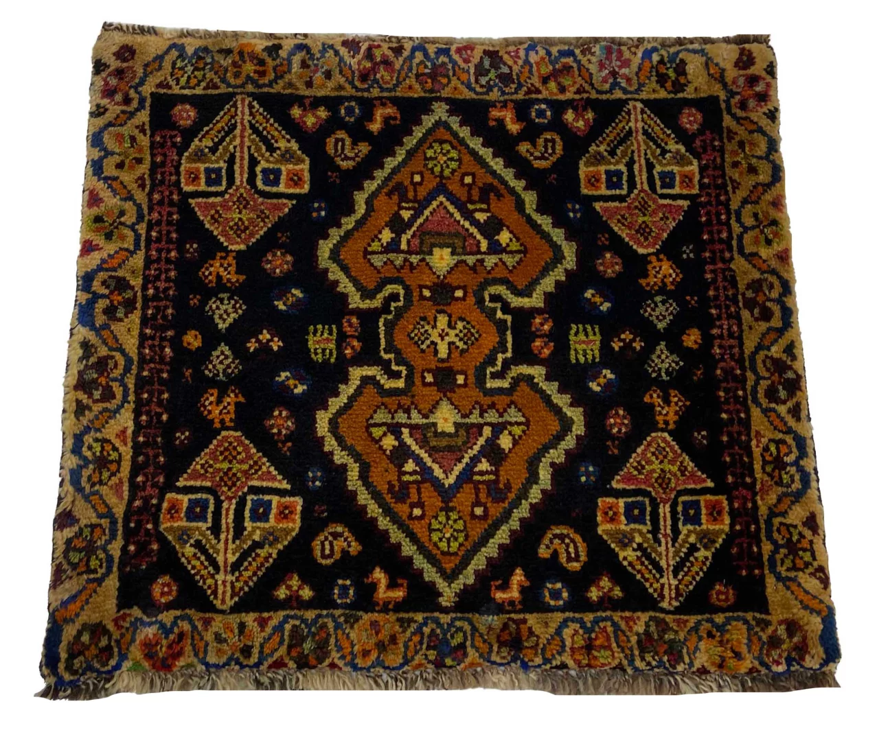 ghashghai-orientteppich-58-x-65-cm-180000-knoten-handgeknupft-1 Perserteppich Fars 58 x 65 cm Wolle handgeknüpft