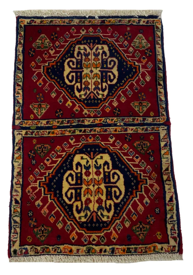 Perserteppich Fars 60 x 38 cm Wolle handgeknüpft