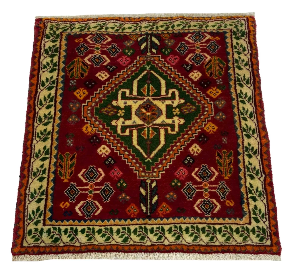 ghashghai-orientteppich-60x57-cm-250000-knoten-handgeknupft-4 Perserteppich Fars 60 x 57 cm Wolle handgeknüpft