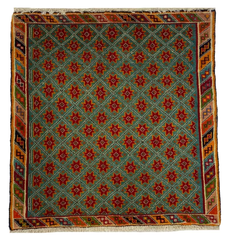Perserteppich Ghashghai 69 x 67 cm Wolle handgeknüpft